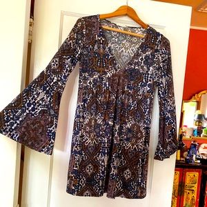 70’s style mini dress